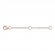 14K Rose Gold Jump-Ring Extender With Lobster Clasp