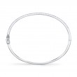 0.62Ct 14K White Gold Diamond Bangle