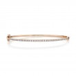 0.62Ct Rose Gold Diamond Hinge Bracelet