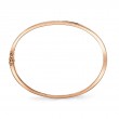 0.38Ct 14K Rose Gold Diamond Bangle