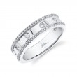 0.23Ct 14K White Gold Diamond LadyS Ring
