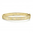 0.97Ct 14K Yellow Gold Diamond Bangle