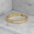 0.97Ct 14K Yellow Gold Diamond Bangle