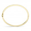 0.62Ct 14K Yellow Gold Diamond Bangle