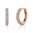 0.20Ct Diamond Pave Huggie Earring