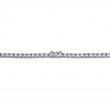 8.70Ct 14K White Gold Diamond Tennis Necklace 36