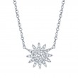 0.15Ct 14K White Gold Diamond Necklace