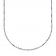 3.96Ct 14K White Gold Diamond Tennis Necklace