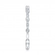 0.06Ct 14K White Gold Diamond Ladys Band
