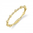 0.06Ct 14K Yellow Gold Diamond Ladys Band