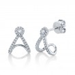 0.20Ct 14K White Gold Diamond Earring