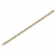 1.69Ct 14K Yellow Gold Diamond Pave Link Bracelet
