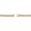 1.69Ct 14K Yellow Gold Diamond Pave Link Bracelet