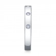 0.09Ct 14K White Gold Diamond Ladys Band