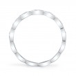 0.13Ct 14K White Gold Diamond Ladys Band