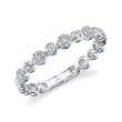 0.22ct 14k White Gold Diamond Ladys Band