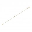 0.05Ct 14K Yellow Gold Diamond Pave Heart Bracelet