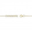 0.05Ct 14K Yellow Gold Diamond Pave Heart Bracelet
