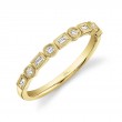 14K Yellow Gold 0.14Ct Diamond Band