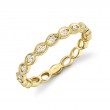 0.09Ct 14K Yellow Gold Diamond Ladys Band