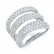 2.55Ct Diamond Pave Ring