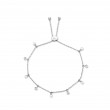 0.04Ct Diamond & Cultured Pearl Bolo Bracelet