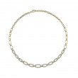 2.53Ct 14K Yellow Gold Diamond Link Necklace