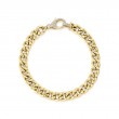 Diamond Bracelet 1/4 Ct Tw Round 14K Yellow Gold 7