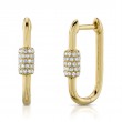 0.24Ct 14K Yellow Gold Diamond Earring