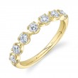 A 14K Yellow Gold Diamond Band
