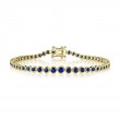 Blue Sapphire Tennis Bracelet