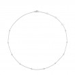 A 14K White Gold Diamonds By The Yard Chain
