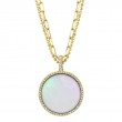 14K Yellow Gold Paperclip Link Double Chain