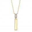 A 14K Yellow Gold Paperclip Link Chain