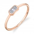 A 14K Rose Gold Ring Set