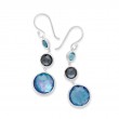 IPPOLITA Sterling Silver Three Stone Drop Earrings