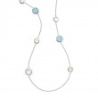 IPPOLITA Sterling Silver Multi Stone Station Necklace
