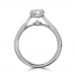 Eli Jewels Point of Love Round Solitaire Semi Mount