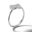 IPPOLITA Small Flower Disc Ring with Diamonds in Sterling Silver