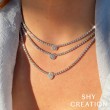 1.28Ct 14K White Gold Diamond Pear Necklace
