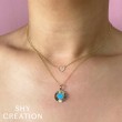 A 14K Yellow Gold Open Heart Shaped Pendant