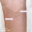 0.05Ct 14K Rose Gold Diamond Bezel Necklace