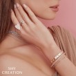 0.74Ct 14K Yellow Gold Diamond Paper Clip Link Bracelet