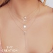 0.15Ct 14K Yellow Gold Diamond Starburst Necklace