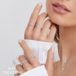 0.06Ct 14K White Gold Diamond Ladys Band