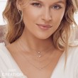 0.20Ct 14K Yellow Gold Diamond Bezel Necklace
