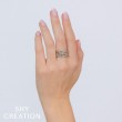 0.62Ct 14K Yellow Gold Diamond Twisted Ring