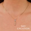 A 14K Yellow Gold Paperclip Link Chain