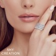0.39Ct 14K White Gold Diamond Eternity Ladys Band Size 6