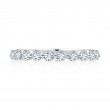 Single Shared Prong Diamond Wedding Band
